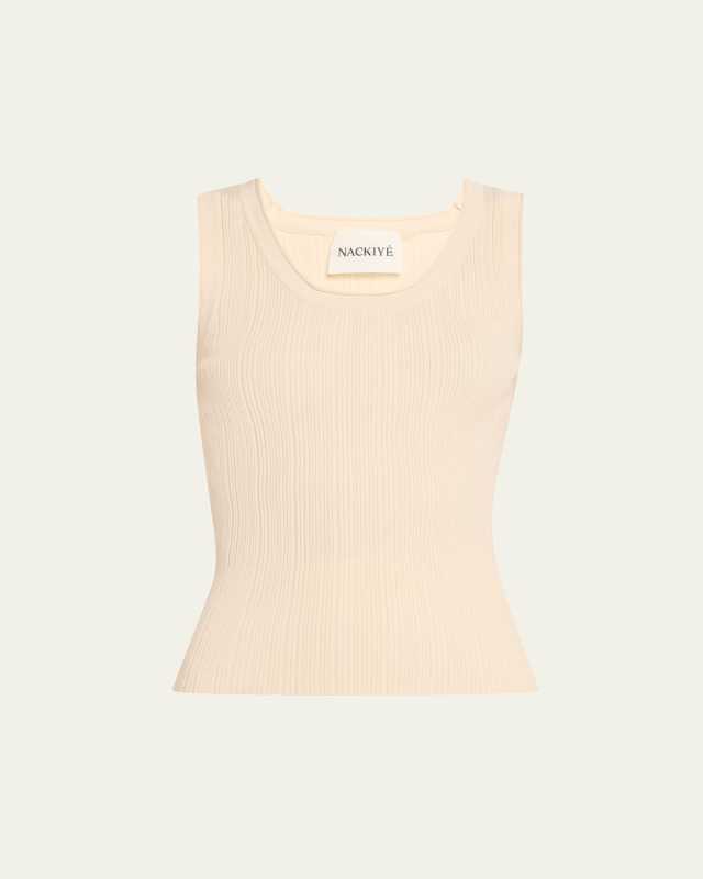 Fine Ribbed Tank Top
